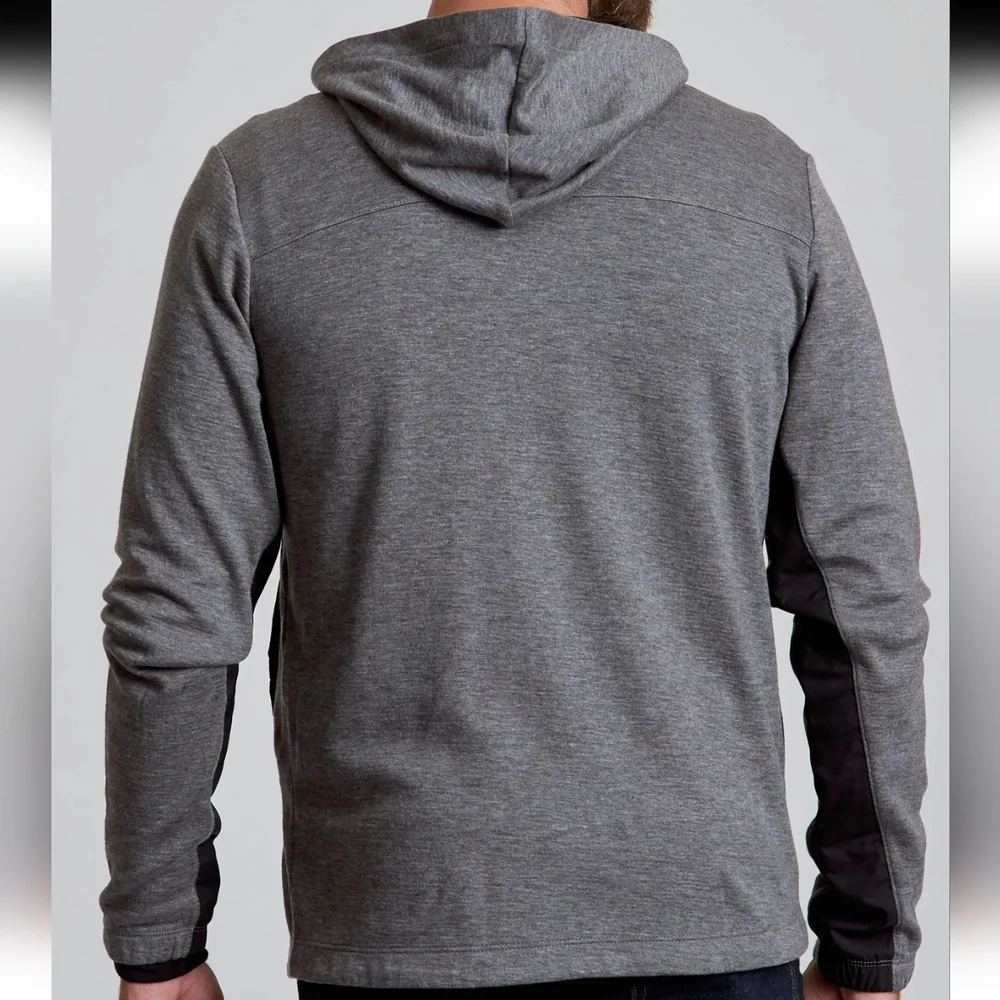 Aether Relay Wool Blend‎ Full Zip Hoodie Grey Size S